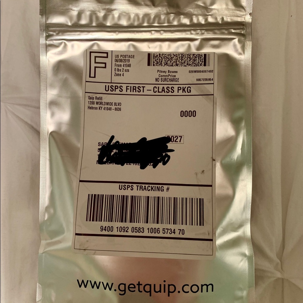 Quip toothbrush replacement